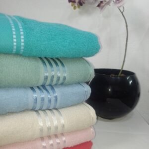 Toalha Linea 265g M2 Por Cor Rosto 45x70 Vermelho Verde Azul Rosa Bege Turquesa